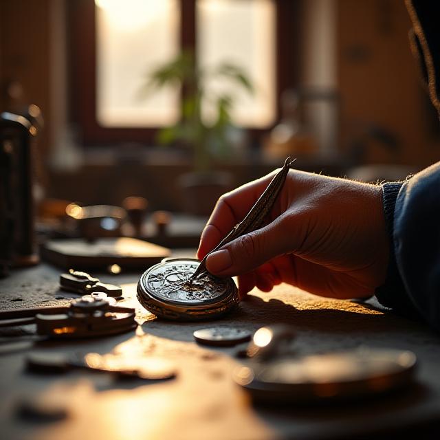 Мастер за работой в Риме